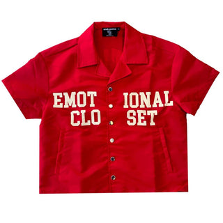 Red “Backyard” Nylon Shirt