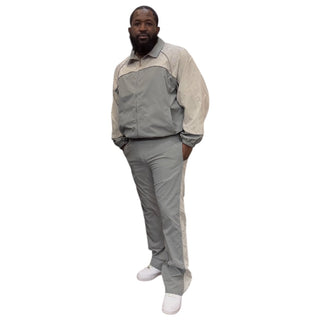 Rhinestone Nylon SET-Lt Grey