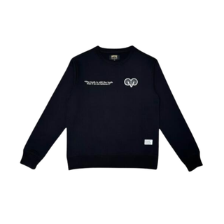 CORE LOGO CREWNECK- BLACK
