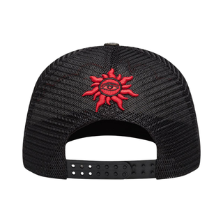 NEO TRUCKER HAT - BLACK/YELLOW/RED