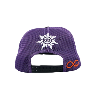 FOREVER TRUCKER HAT- PURPLE/BLACK