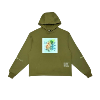 ENJOYMENT HOODIE- OLIVE