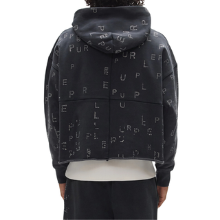STUDDED SEQUIN HOODIE
