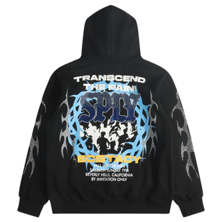 CHAOS HOODY- BLACK