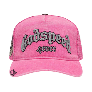 FOREVER TRUCKER HAT -FUCHSIA WASHED