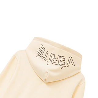 VERITÉ=TRUTH HOODIE - CREAM