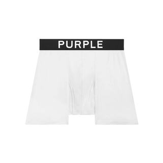PURPLE BRAND BOXER BRIEF SINGLE- WHITE