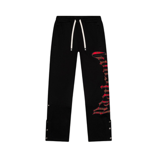 OG LOGO SWEATSUIT BLACK RED PLAID