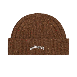OG LOGO EMBLEM BEANIE - BROWN