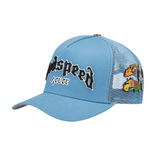 FOREVER TRUCKER HAT- BABY BLUE
