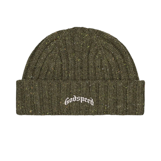 OG LOGO EMBLEM BEANIE - OLIVE SPECKLE