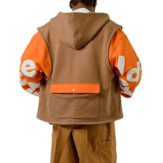 UTILITY VEST SCATTERED ZIP-UP
