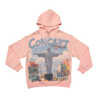 "FAVELA" HOODY - PINK