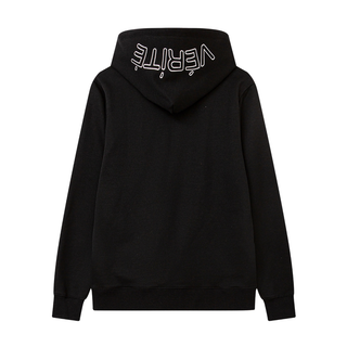 VERITÉ = TRUTH HOODIE - BLACK