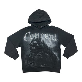 "MIDNIGHT" HOODY - BLACK