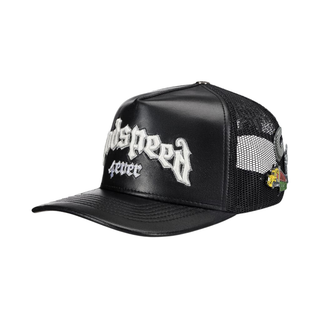 PREMIUM LEATHER TRUCKER HAT