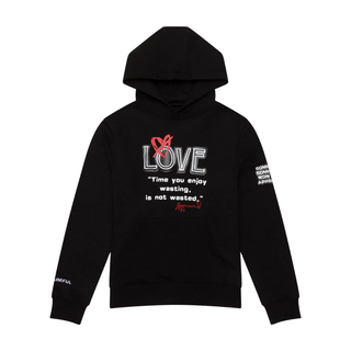 TIME YOU ENJOY HOODIE - BLACK