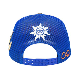 GS FOREVER TRUCKER HAT- BLUE/ORANGE