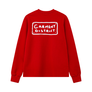 SKYLINE CREW NECK - RED
