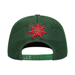 GS NEO TRUCKER HAT GREEN-YELLOW-RED