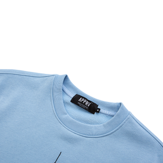 SKYLINE CREW NECK - LIGHT BLUE