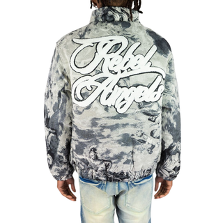 ANGELS TAPESTRY PUFFER JACKET
