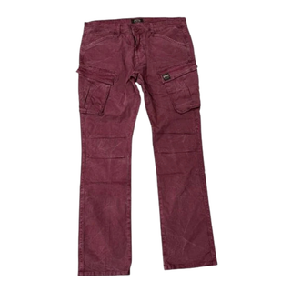 FLARE CARGO-BURGUNDY