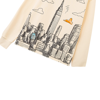 SKYLINE CREW NECK - CREAM