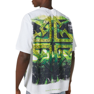 WHITE COMMANDMENT TEE