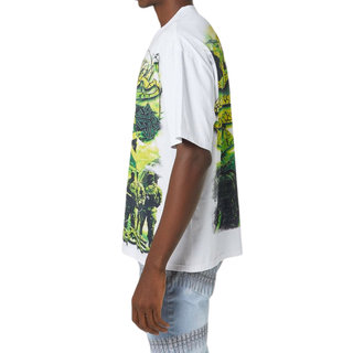 WHITE COMMANDMENT TEE