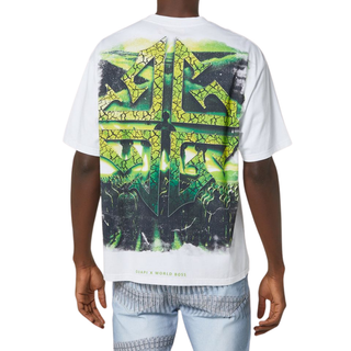 WHITE COMMANDMENT TEE