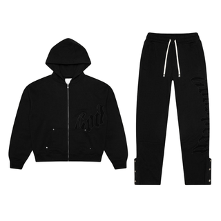 OG DOUBLE BLACK SWEATSUIT