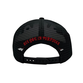DIAMOND 777 SUEDE- BLACK/RED