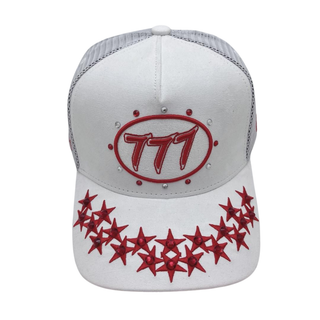 DIAMOND 777 SUEDE -WHITE/RED