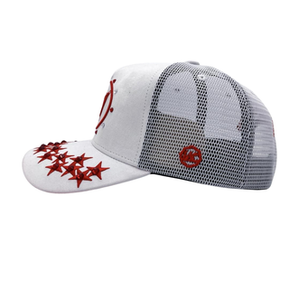 DIAMOND 777 SUEDE -WHITE/RED