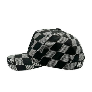 OBSIDIAN BLACK CHECKERBOARD CAP