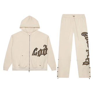 OG LOGO SWEATSUIT V2- CREME-BROLIVE