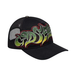 NEO TRUCKER HAT - BLACK/YELLOW/RED