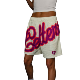 MESH SHORTS- CREAM