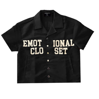 Black “Backyard” Nylon shirt