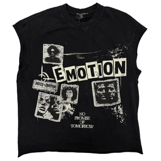 “Newspaper” Sleeveless tee