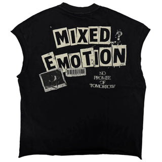 “Newspaper” Sleeveless tee